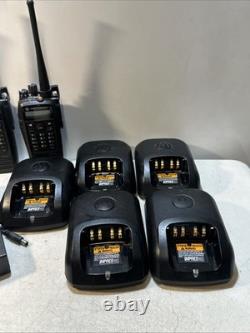 Lot Of 5 Motorola XPR6550 Two-way Radio AAH55QDH9LA1AN (Full Set)