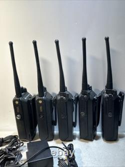 Lot Of 5 Motorola XPR6550 Two-way Radio AAH55QDH9LA1AN (Full Set)