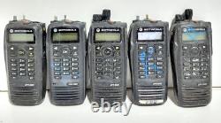 Lot Of 5 Motorola Xpr6580 Aah55uch9lb1an Two Way Radio Lot As Is