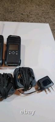 Lot Of 6 Motorola DTR700 DTR 700 Digital Two Way Radios And Chargers