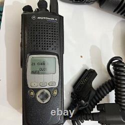 Lot Of 6 Motorola XTS5000R H18UCF9PW6AN 700/800MHz Two Way Radios Charger Mic