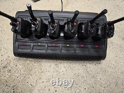 Lot Of 6 Motorola XTS 2500 VHF 136-174 MHz Two Way Radio H46KDD9PW5BN Charger