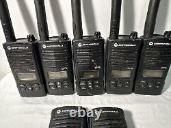 Lot Of 7 Motorola CP110 VHF Radio Two Way H96KCF9AA2AA /No Battery/No Charger