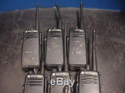 Lot Of 7 Motorola Xpr 6100 Uhf 403 470 Mhz Two Way Radios Aah55qdt9ja1an