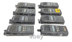 Lot Of 8 Motorola Ht1250-ls Mixed Models Two Way Radio For Parts / As Is