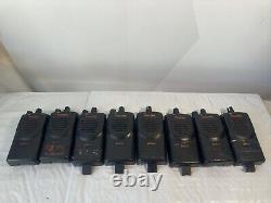 Lot Of 8 Motorola Mag One BPR40 VHF Two-Way Radio-AAH84KDS8AA1AN/ For Parts