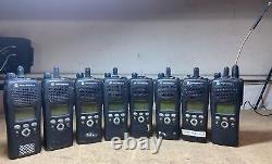 Lot Of 8 Motorola XTS 2500 Two-Way P25 Digital Radio H46UCF9PW6BN 700-800MHZ