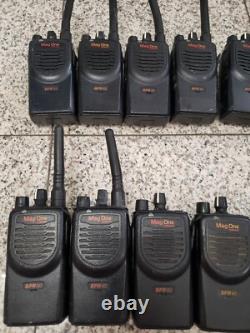 Lot of 10 Mag One by Motorola BPR40 8CH Charger Two-Way Radio / 1pc CHARGE BASE