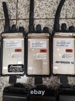Lot of 10 Mag One by Motorola BPR40 8CH Charger Two-Way Radio / 1pc CHARGE BASE