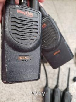 Lot of 10 Mag One by Motorola BPR40 8CH Charger Two-Way Radio / 1pc CHARGE BASE