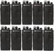 Lot Of 10 Motorola Rdv5100 5watt 10 Channel Vhf Two Way Radios Withchargers