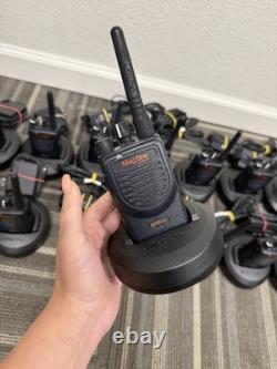 Lot of 14 Mag One Motorola BPR40 8CH Charger Two-Way Radio withCHARGE BASE READ