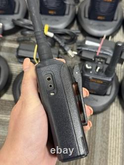 Lot of 14 Mag One Motorola BPR40 8CH Charger Two-Way Radio withCHARGE BASE READ