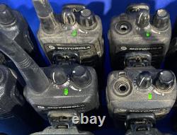 Lot of 18 Motorola CP200 & CP200d UHF & VHF Two-Way Radios with Chargers Read