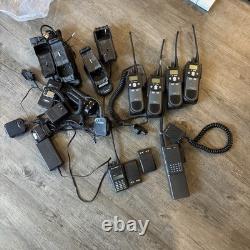 Lot of 22 Motorola HT1250 Two-Way Radios 18 Working, 4 For Part