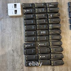 Lot of 22 Motorola HT1250 Two-Way Radios 18 Working, 4 For Part