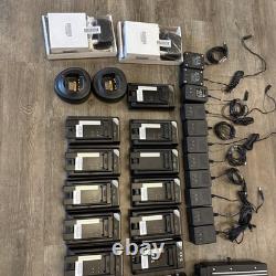 Lot of 22 Motorola HT1250 Two-Way Radios 18 Working, 4 For Part