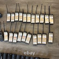 Lot of 22 Motorola HT1250 Two-Way Radios 18 Working, 4 For Part