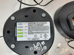 Lot of 28 Motorola Mag One BPR40 Two-Way Radio-AA, 9 Charging Stations, and