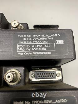 Lot of 2- Motorola Astro Plus Two-Way Radio D04UJH9PW7AN