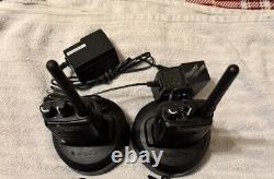 Lot of 2 Motorola BPR40 UHF 16ch radios & (2) Chargers AAH84RCJ8AA1AN