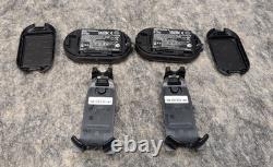 Lot of 2 Motorola CLP CLU1010BHLCA Two-Way Business Radio CLP1010 & Batteries