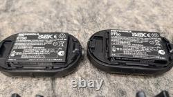 Lot of 2 Motorola CLP CLU1010BHLCA Two-Way Business Radio CLP1010 & Batteries