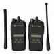 Lot Of 2 Motorola Cp185 16ch Uhf Two-way Radios 435-480mhz Aah03rdf8aa7an