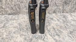 Lot of 2? Motorola HT1250 VHF Two-Way Radios AAH25KDF9AA5AN & Charging Base