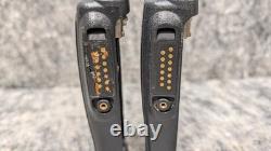Lot of 2? Motorola HT1250 VHF Two-Way Radios AAH25KDF9AA5AN & Charging Base