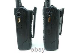 Lot of 2 Motorola MOTOTRBO 3500 UHF Two Way Portable Radios AAH02RDH9JA2AN