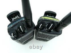 Lot of 2 Motorola MOTOTRBO 3500 UHF Two Way Portable Radios AAH02RDH9JA2AN