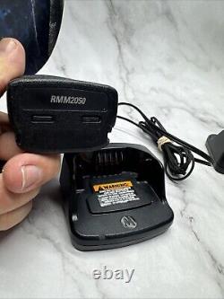 Lot of 2 Motorola RMM2050BHLAA RM Series On-Site Two Way Radios withChargers
