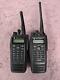 (lot Of 2) Motorola Trbo Xpr-6550 Uhf Dmr Radios Aah55qdh9la1an Untested O367