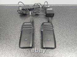 Lot of (2) Motorola Wave TLK 100 4G LTE 8-Channel WIFI Two-Way Radios G/VG