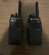Lot Of 2 Motorola Xpr 3300e Uhf Mototrbo Two Way Portable Radio With Charger