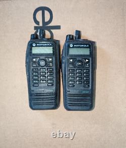 Lot of 2 Motorola XPR 6550 AAH55QDH9LA1AN UHF Digital Two-Way Radio