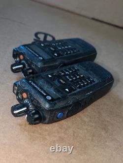 Lot of 2 Motorola XPR 6550 AAH55QDH9LA1AN UHF Digital Two-Way Radio