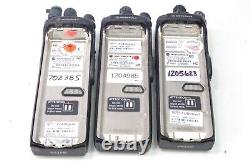 Lot of 3 Motorola H18UCH9PW7AN XTS5000 UHF 764-870MHz Two-Way Radios