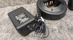Lot of 3? Motorola HT1250 VHF Two-Way Radios AAH25KDF9AA5AN & Charging Base