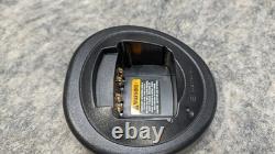 Lot of 3? Motorola HT1250 VHF Two-Way Radios AAH25KDF9AA5AN & Charging Base