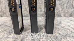 Lot of 3? Motorola HT1250 VHF Two-Way Radios AAH25KDF9AA5AN & Charging Base
