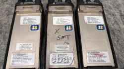 Lot of 3? Motorola HT1250 VHF Two-Way Radios AAH25KDF9AA5AN & Charging Base