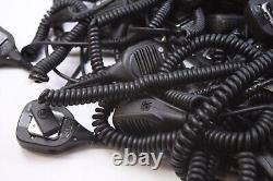 Lot of 40 Motorola PMMN4069A Two-Way Radio Speaker Microphones As Is