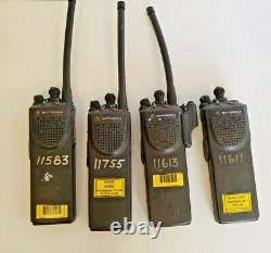 Lot of 4 Motorola Astro XTS 3000 Two Way Radios H09KDC9PW5AN