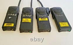 Lot of 4 Motorola Astro XTS 3000 Two Way Radios H09KDC9PW5AN