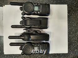 Lot of 4-Motorola CLS1110 Two-Way Radio Black