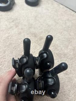 Lot of 4 Motorola CLS1110 UHF Business Two-Way Radio + 3 Batteries + 3 Chargers