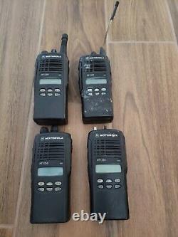 Lot of 4 Motorola HT1250 UHF 450-512MHz Two-Way Radio AAH25SDF9AA5AN Untested