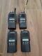 Lot Of 4 Motorola Ht1250 Uhf 450-512mhz Two-way Radio Aah25sdf9aa5an Untested